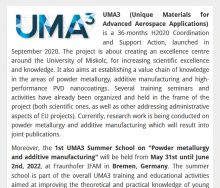 UMA3 @ EASN newsletter